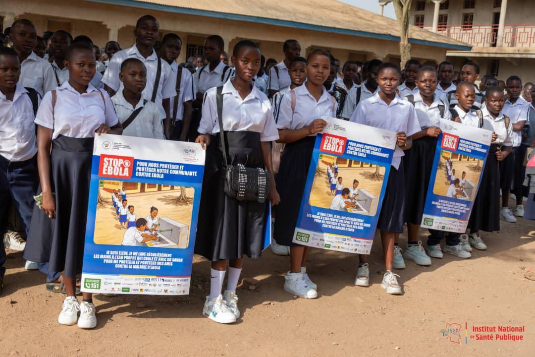 Ituri : À Bunia, plus de 1 800 élèves sensibilisés à la maladie à virus Ebola
