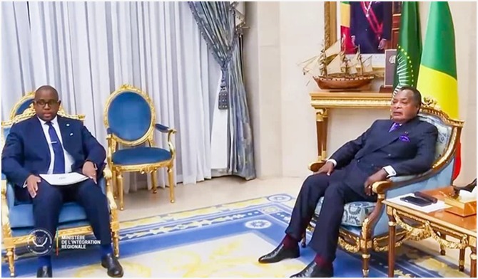 Processus de paix : Kinshasa présente à Sassou Nguesso les progrès du dossier FDLR