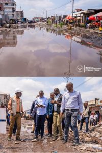 Infrastructures : Reprise des travaux de l’avenue Kianza à Ngaba sur instruction de Félix Tshisekedi.
